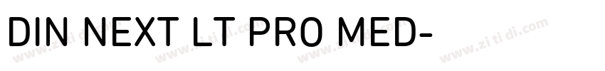 DIN NEXT LT PRO MED字体转换